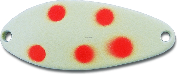 Picture of Acme Little Cleo Spoon, 2 1/2", 3/4 Oz, Glow & Fluorescent Orange Dots, Sinking