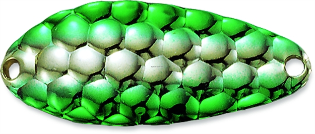 Picture of Acme Little Cleo Spoon, 2 1/2", 3/4 Oz, Hammered Green & Gold, Sinking