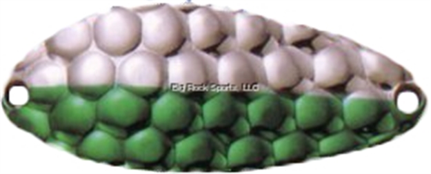 Picture of Acme Little Cleo Spoon, 2 1/2", 3/4 Oz, Hammered Nickel & Blue, Sinking