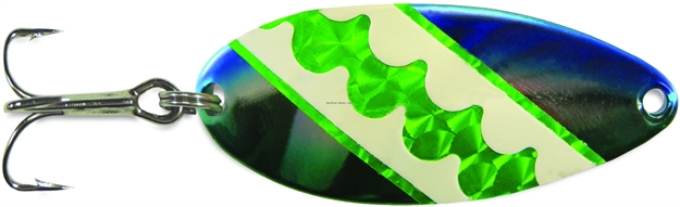 Picture of Acme Little Cleo Spoon, 2 1/2", 3/4 Oz, Super Glow Blue Dolphin, Sinking