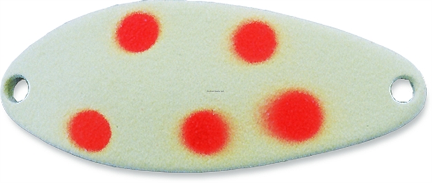 Picture of Acme Little Cleo Spoon, 2 1/8", 2/3 Oz, Glow & Fluorescent Orange Dots, Sinking