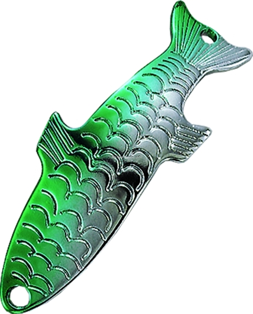 Picture of Acme Phoebe Spoon, 1 5/8", 1/8 Oz, Silver & Neon Green