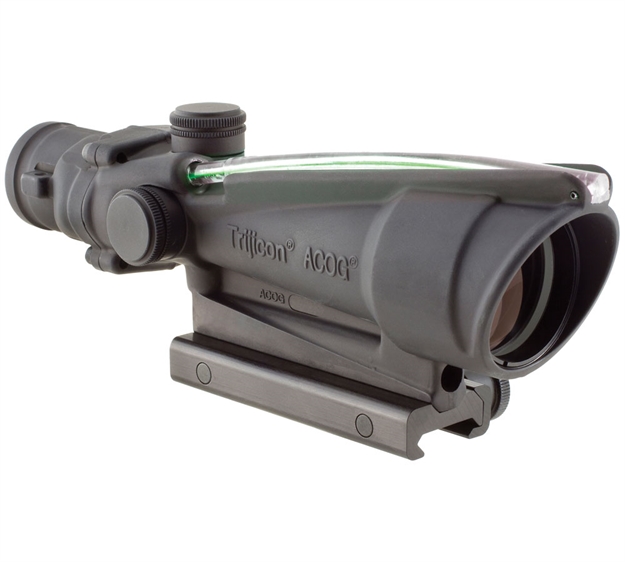 Picture of Trijicon 100416 Acog  Matte Black 3.5X35mm Illuminated Green Crosshair 300 Blk Bdc Reticle TA11-C-100416