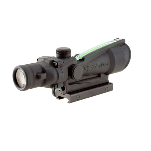 Picture of Trijicon 100161 Acog  Black Hardcoat Anodized 3.5X35mm Illuminated Green Crosshair .308/7.62 Bdc Reticle TA11J-308G 719307302785