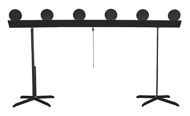 Picture of Action Target Inc At-103 PT Plate Rack Ar500 Steel 6 Plates Black