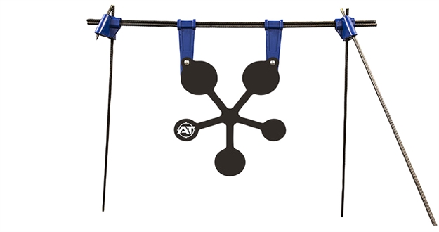 Picture of Action Target Inc At-132 PT Multi Star Gong Kit Ar500 Steel Multi Star Gong Black/White