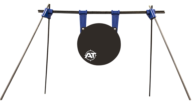 Picture of Action Target Inc At-134 PT Circle Gong Kit Ar500 Steel Gong 18" Black/White