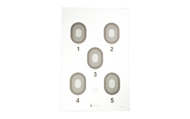 Picture of Action Tgt 5 Bullseye Crm 100Pk #530-100