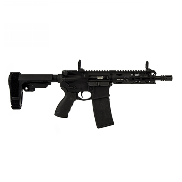 Picture of Adams Arms Fgaa00432 P2 Aars Pistol 300 Blackout 8" 30+1 Black Sba3 Pistol Brace Stock Black Polymer Grip Adams Arms M-Lok Rail System