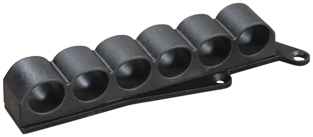 Picture of Adaptive Tactical At06000r Receiver Mounted Shell Carrier  6Rd Non-Glare Black Synthetic Rubber Fits Remington 870/1100/1187 12 Gauge AT-06000-R 682146911343