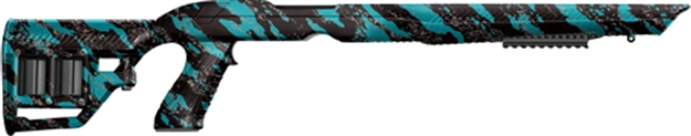 Picture of Adaptive Tactical M4 Stock Ruger 10/22 Tactical Splash Teal Synthetic