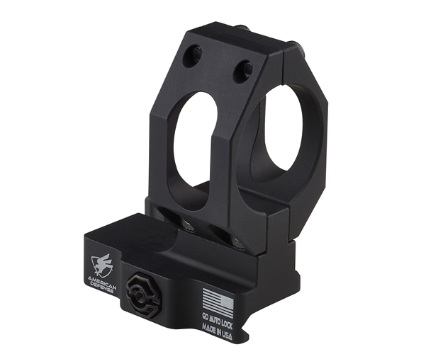 Picture of American Defense Mfg Ad68stdtl Aimpoint M68/Compm2/Pro Mount-Titanium Lever Scope Mount Black Hardcoat Anodized AD-68-STD-TL