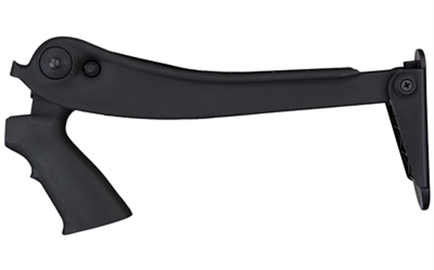 Picture of  Advanced Technology Tfs0600 Shotforce Shotgun Stock Top Folding Black Synthetic For Moss 12/20 Ga, Rem 870 12 Ga, Win 12/20 GA 758152506009