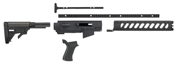 Picture of Adv Tech A2102210 Ruger 10/22 Rifle 6 Pos 6Side Forend Alum Stk Blk