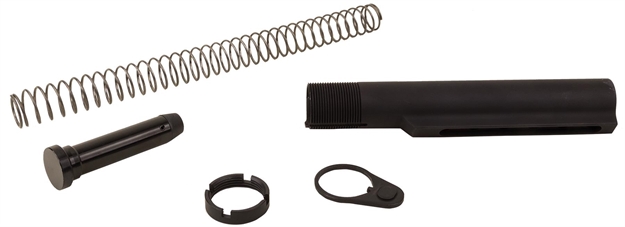 Picture of Advanced Technology A5101050 Commercial Buffer Tube Assembly  Ar-15 Black Anodized 6061-T6 Aluminum A.5.10.1050