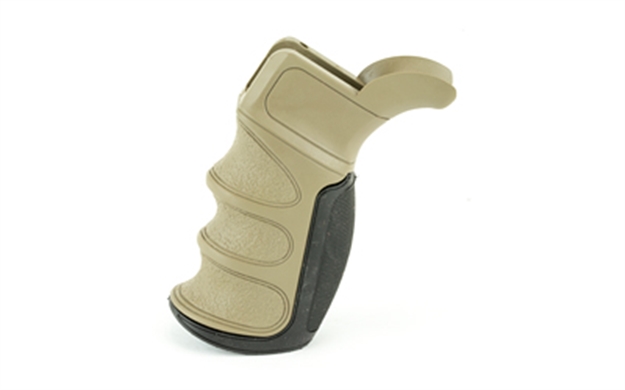 Picture of Ati Outdoors A5102347 X1  Black Suregrip Rubber With Finger Grooves Fits AR Platform A.5.20.2347 758152104564