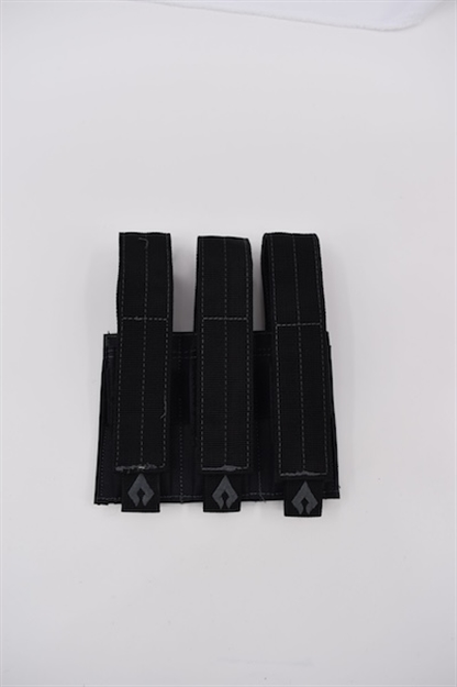 Picture of Advance Warrior Solutions Pistol Triple Mag Pouch Blk PTMP-BL