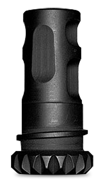 Picture of Advanced Armament 64161 Blackout 18T 17-4 Stainless Steel Black Nitride 1/2X28 Tpi