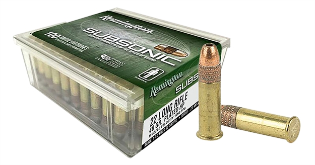 Picture of  Remington Ammunition 21137 Subsonic Rimfire 22Lr 40Gr Hollow Point 100 Per Box/50 Case