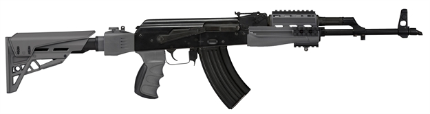 Picture of Ati Ak-47 Tactlite Stock W/ Cheekrest & Scorpion Pad Gray