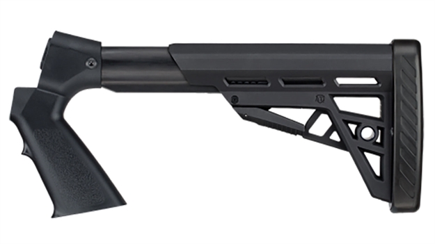 Picture of Ati Outdoors B1102000 Shotforce Shotgun Stock Black Synthetic 6 Position Adustable Tactlite For Moss 12&20 Ga, Rem 870 12 Ga, Win 12&20 GA B.1.10.2000 758152354761