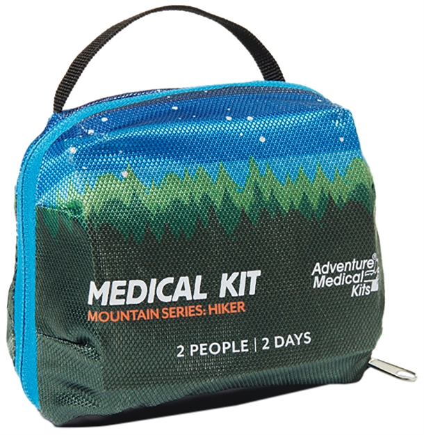 Picture of  Adventure Medical Kits 01001021 Mountain Hiker Medical Kit First Aid Water Resistant Orange/Blue