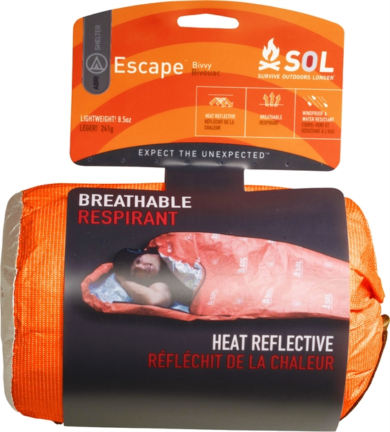 Picture of  Survive Outdoors Longer 01401228 Sol Bivvy Warmth Waterproof Orange 707708312281