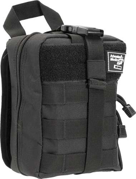 Picture of Adventure Medical Kits 20640303 Molle Bag Trauma Kit 2.0 Treats Injuries/Illnesses Black 2064-0303
