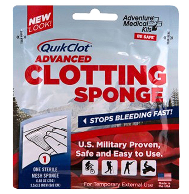 Picture of Adventure Quikclot Advanced Clotting Sponge 25G Size