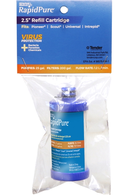 Picture of Adventure Rapidpure Replacement Purifier Cartridge, 2.5 Inches