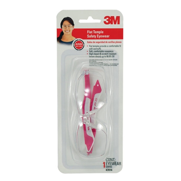 Picture of Aearo / Peltor Flat Temple Eyewear Clear W/ Pink Frame