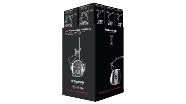 Picture of Aearo / Peltor Worktunes Earmuff Disp Blue