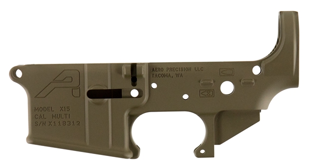 Picture of  Aero Precision Apar501302c Gen 2, Receiver Multi-Caliber Flat Dark Earth Cerakote Finish 7075-T6 Aluminum Material With Mil-Spec Dimensions For Ar-15