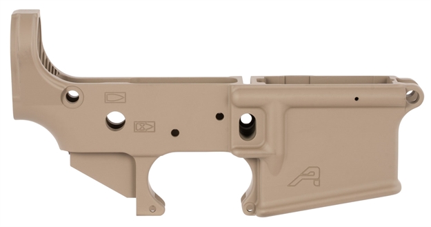 Picture of Aero Precision Apar149001c Gen 2 Stripped Lower Receiver Multi-Caliber Flat Dark Earth Cerakote Finish 7075-T6 Aluminum Material With Mil-Spec Dimensions For Ar-15 Pistol