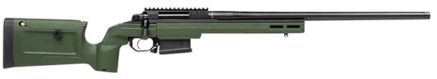 Picture of  Aero Precision Apbr01030005 Solus Bravo 6.5 Creedmoor 5+1 22" Threaded Sendero Profile, Black Barrel/Rec, OD Green Fully Adjustable Krg Bravo Chassis, Single Stage Trigger, Scope Mount
