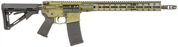 Picture of  Aero Precision Apcr650048 M4e1  5.56X45mm Nato 30+1 16" Mid-Length Barrel, Sports South Exclusive OD Green, 15" R-One M-Lok Handguard, Magpul Grip/Sl Carbine Stock, Ambi Charging Handle/Safety