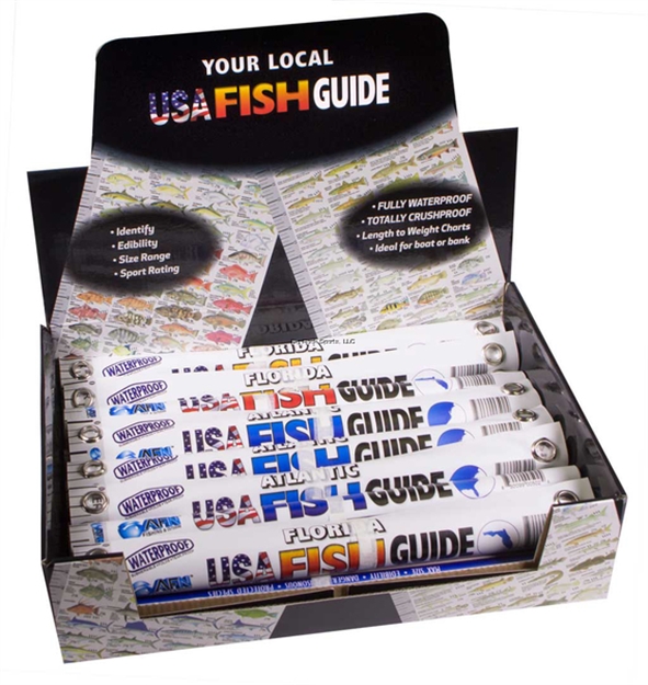 Picture of Afn Freshwater Fish ID Ruler ,31" BY 12" , Waterrproof, Tear Proof,