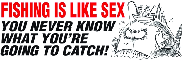 Picture of Afn Fun Decal Fishing IS Like Sex