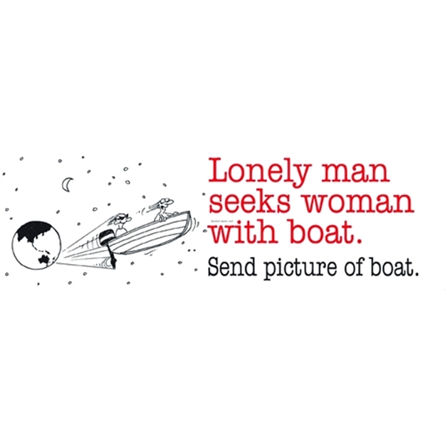 Picture of Afn Fun Decal Lonely Man Seeks Woman