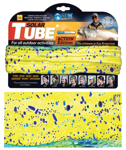 Picture of Afn Solar Tube,Mahi, Cool Max Upf 40,Breathable,Windproof,Seamless,Stretch, Adult,One Size Fits All