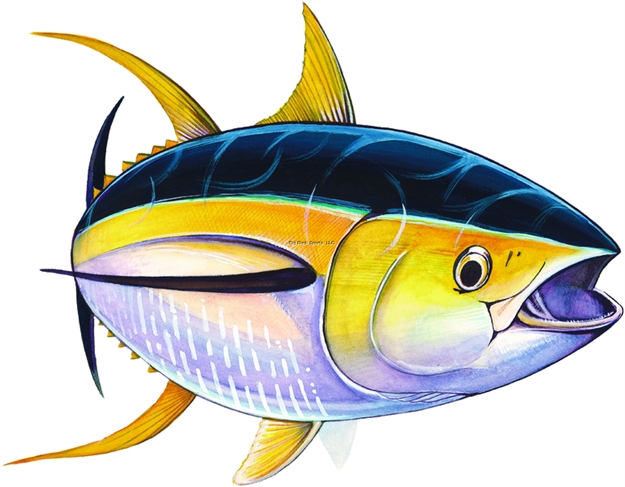 Picture of Afn Yellowfin Tuna Decal