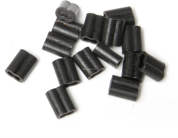 Picture of Afw Double Barrel Sleeves, Size #10F8, .096 IN (2.44 Mm) Id, Black, 15Pc