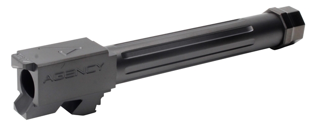 Picture of Agency Arms Mlg17t/Fdlc Mid Line Compatible With Glock 17 9Mm 4.48" Black Dlc Fluted/Threaded