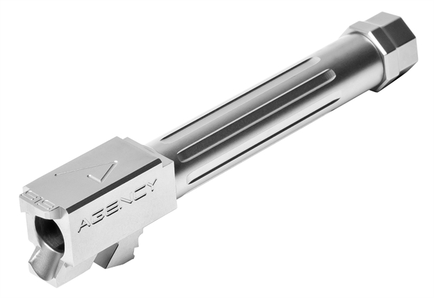 Picture of Agency Arms Mlg19t/Fss Mid Line Compatible With Glock 19 9Mm 4.01" Stainless Steel Fluted/Threaded
