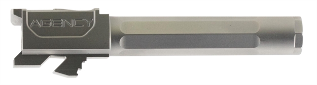 Picture of Agency Arms Plg19fss Premier Line Compatible With Glock 19 9Mm 4.01" Stainless Steel Fluted/Match Grade