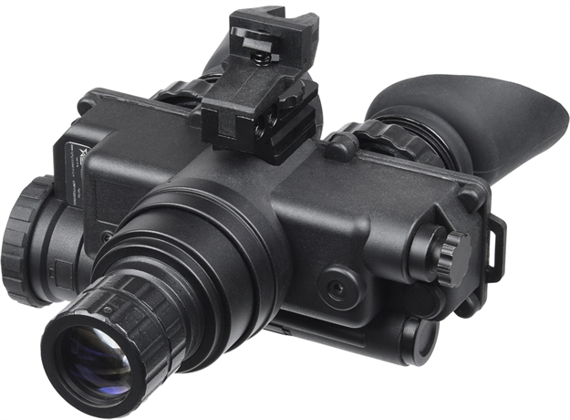 Picture of  Agm Global Vision 12W7p122154211 Wolf-7 Pro Nw1 Night Vision Goggles Black 1X 27Mm, Generation 2+ Level 1, 45-54 Lp/Mm Resolution, White Filter 850038039806