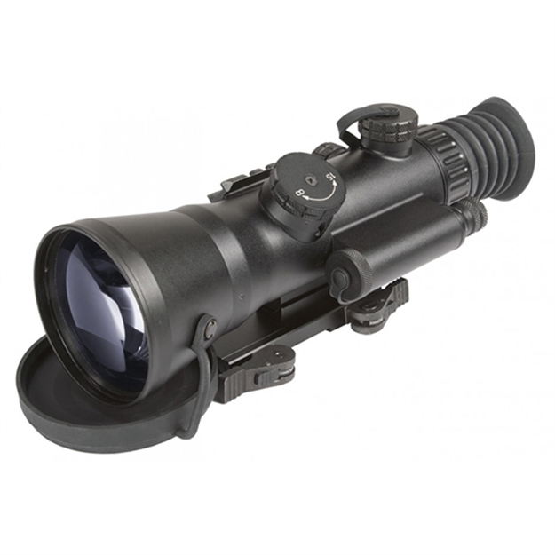 Picture of Agm Global Vision 15Wol422103231 Wolverine-4 Nl3 Night Vision Riflescope Black 4X 108Mm Gen 2+ Level 3 Illuminated Adjustable Red Mil-Dot Reticle 15WOL422103031