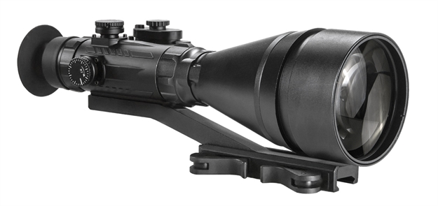 Picture of  Agm Global Vision 15Wp6622453011 Wolverine Pro-6 Nl1 Night Vision Riflescope Matte Black 6X 100Mm Gen 2+ Level 1 Illuminated Red Chevron W/Ballistic Drop Reticle (Adjustable Projected Reticle)