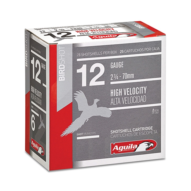 Picture of Aguila HV Field Shotshell 12 Ga, 2-3/4", 1-1/4 Oz, #7.5, 1330 Fps, 25 Rnd Box 1CHB1207