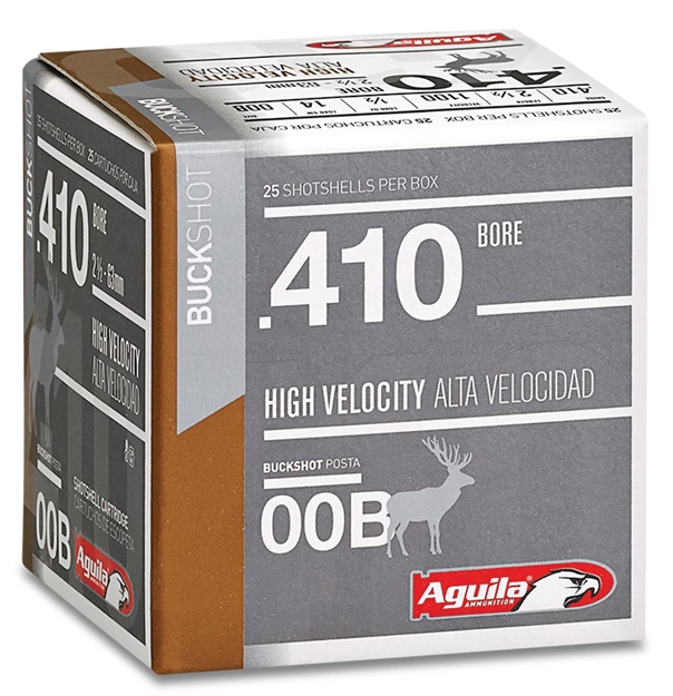 Picture of Aguila 1C41006ba Hunting 410 Gauge 2.5" 1/2 OZ 00 Buck 20 Bx/ 20 CS